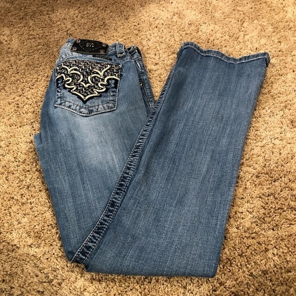 Miss Me / original / mid rise boot cut jeans / Size 27 / - Picture 3 of 14